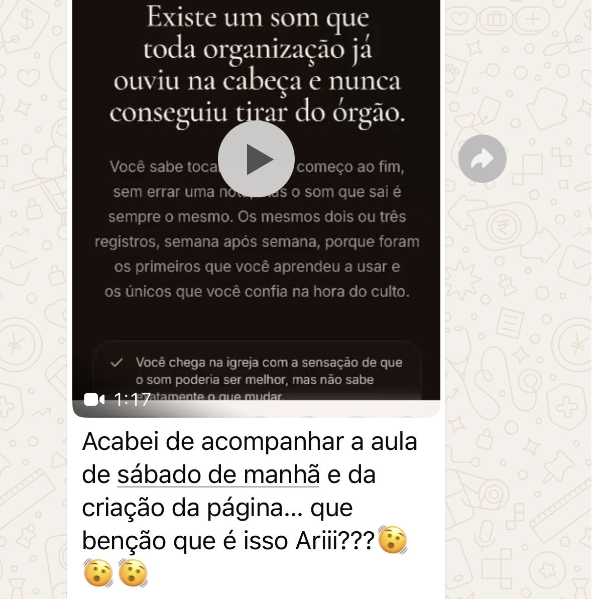 Depoimento de aluna 11